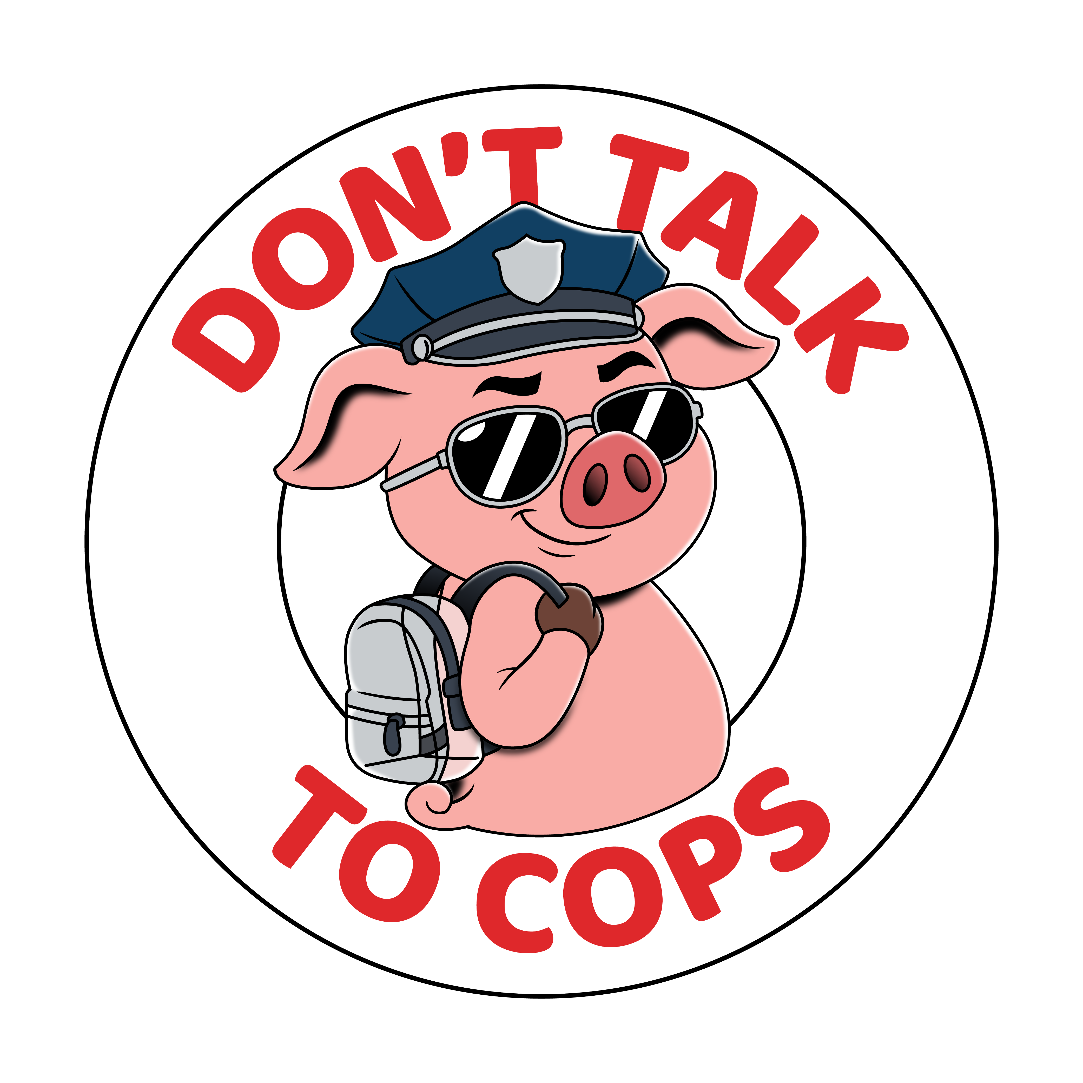 Piggy Backs police mascot charm