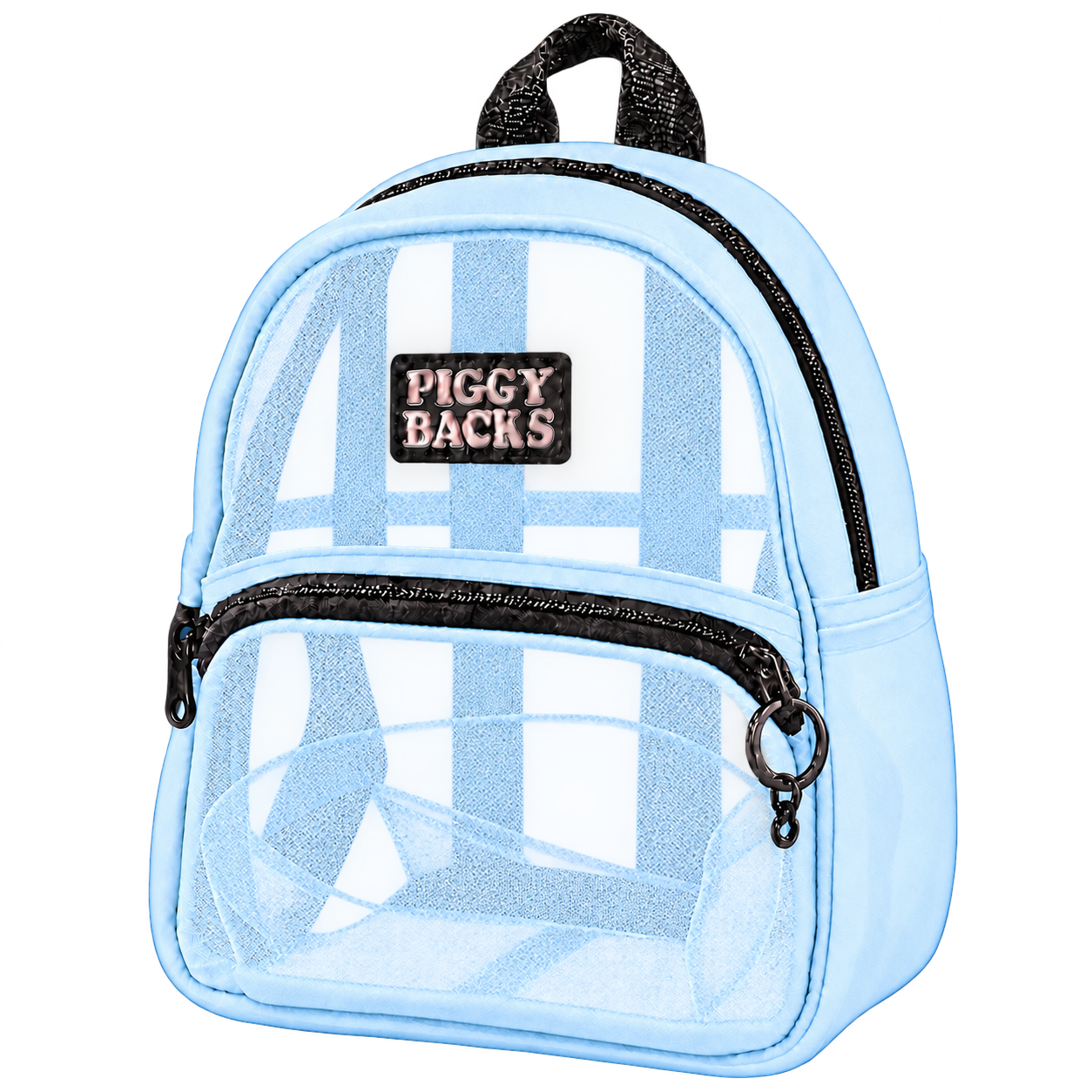 Beach Blue Main Event backpack with see-through mesh